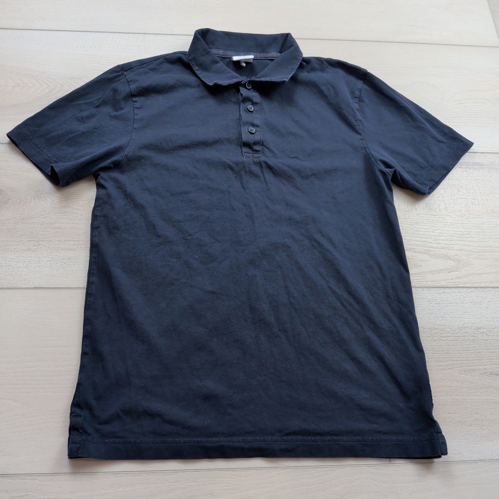 Reigning Champ Lightweight Jersey Standard Polo Shirt Mens XS Navy Blue